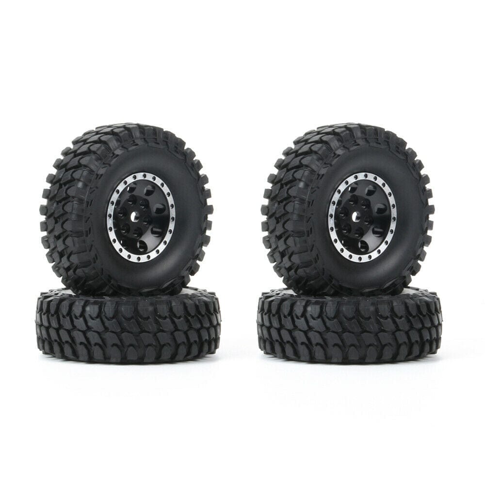 RCAWD 1.0'' Aluminium Wheels 55*18mm tires for Axial 1/24 SCX24 crawlers - RCAWD