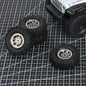 RCAWD 1.0'' Aluminium Wheels 55*18mm tires for Axial 1/24 SCX24 crawlers - RCAWD