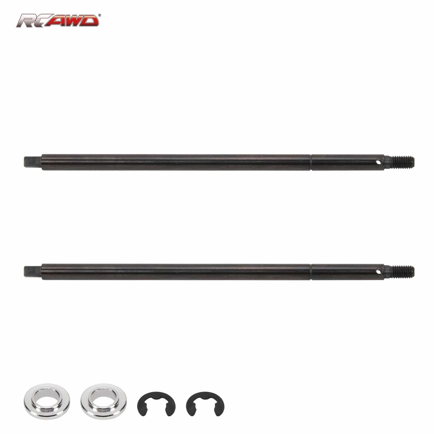 RCAWD 1/10 Losi Baja Rey upgrades #45 steel Rear Axle Shaft Set 6*142.5MM LOS232014 also compatible with Hammer Rey - RCAWD