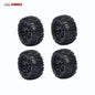 RCAWD 1/16 Pre - glued RC Tires for MJX Hyper go RC truck V - shaped Tread Gl - 005BL GL - 006BL - RCAWD