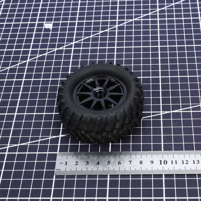 RCAWD 1/16 RC Tires Pre - glued for MJX Hyper go RC truck LG - 007BL LG - 008BL - RCAWD