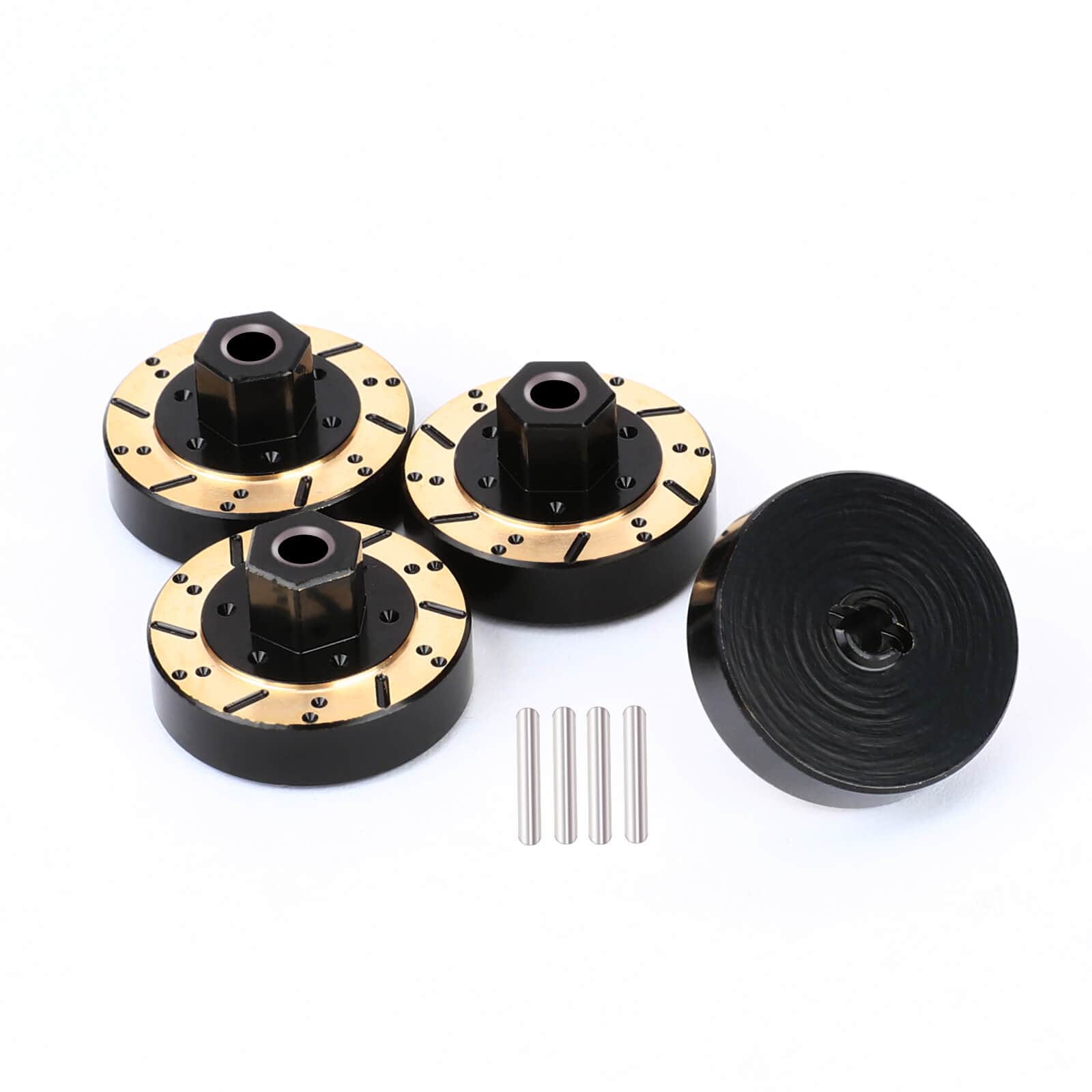 RCAWD 1/18 HobbyPlus CR18 Portal Axles Shafts & Portal Reduction Gears with Counterweight Hex Set - RCAWD