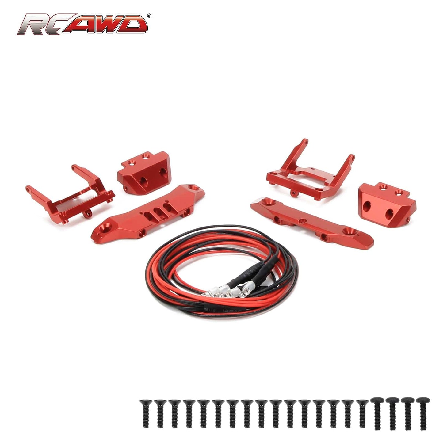 RCAWD 1/18 Traxxas Latrax Aluminium Bumper Set - RCAWD