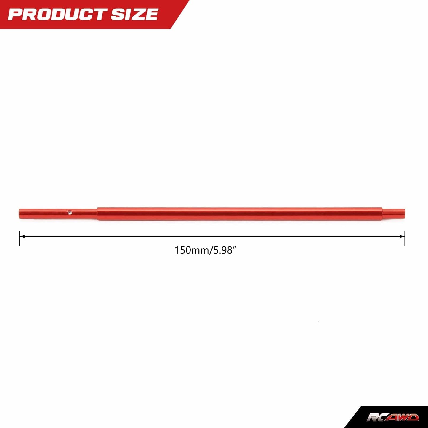 RCAWD 1/18 Traxxas Latrax Aluminium Center Driveshaft with Pin - RCAWD