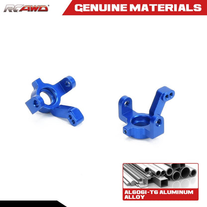 RCAWD 1/18 Traxxas Latrax Aluminum Steering Blocks & Carriers Stub Axle & Caster blocks (c - hubs) Set - RCAWD