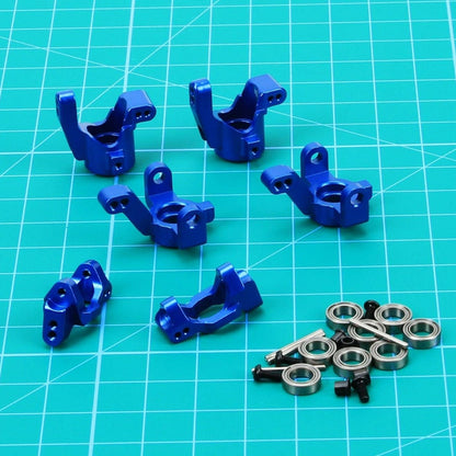 RCAWD 1/18 Traxxas Latrax Aluminum Steering Blocks & Carriers Stub Axle & Caster blocks (c - hubs) Set - RCAWD