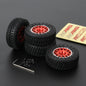 RCAWD 1.3" Weighted Beadlock Wheel with 55mm Tires Set for FCX24 RC Crawler - RCAWD