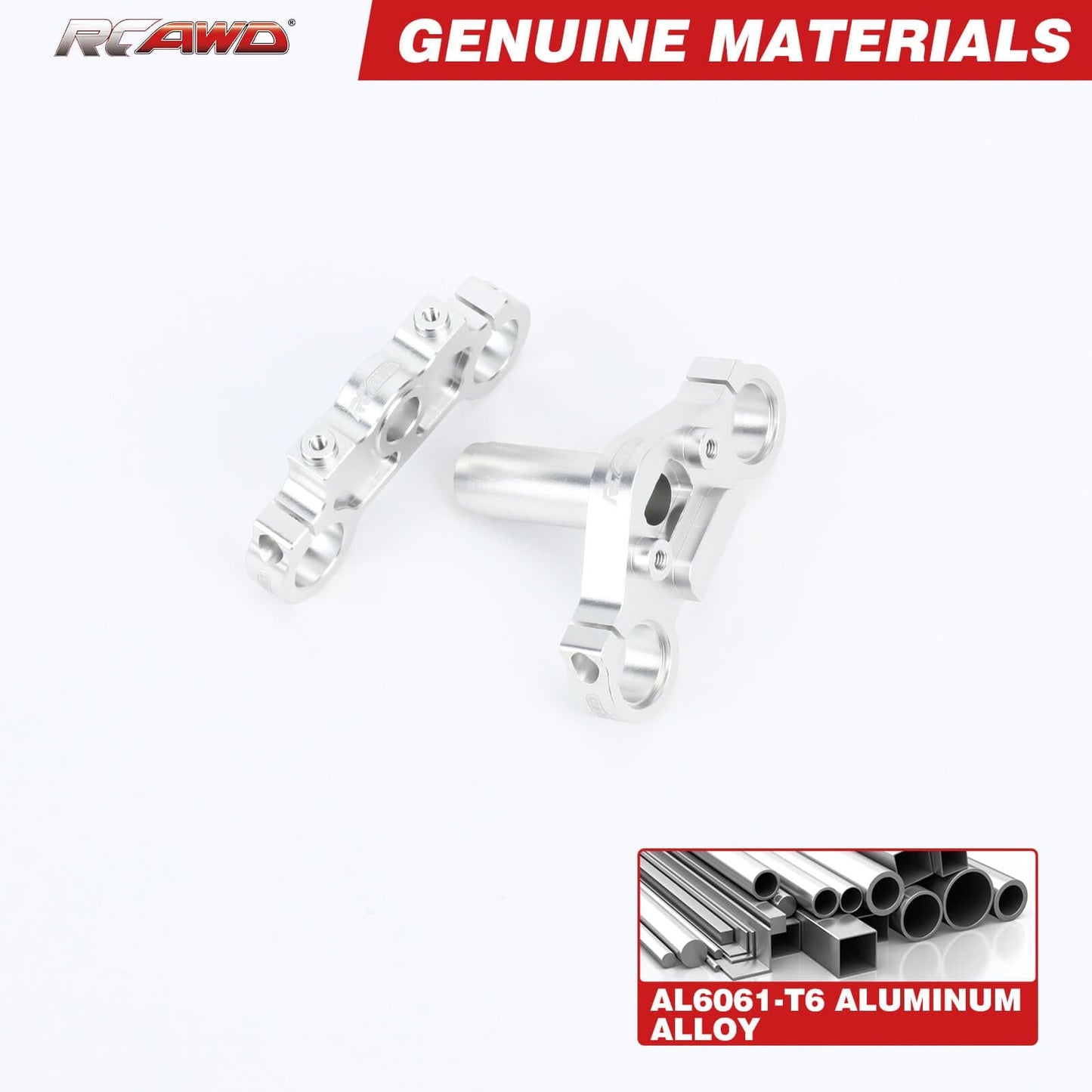 RCAWD 1/4 Losi Promoto - MX Upgrades Aluminum Triple Clamp Set for losi Motorcycle LOS364006S - RCAWD