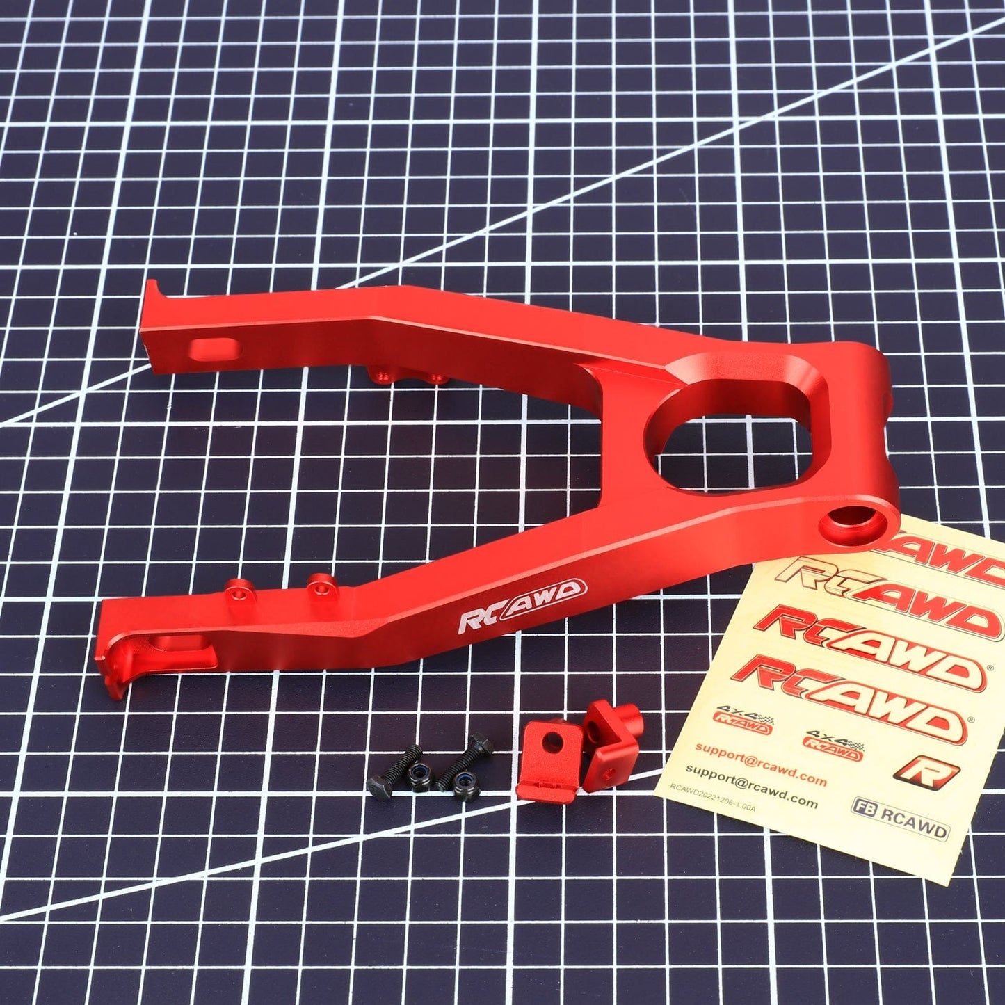 RCAWD 1/4 Losi Promoto - MX Upgrades Rear Aluminum Swing Arm for losi Motorcycle LOS364000S - RCAWD