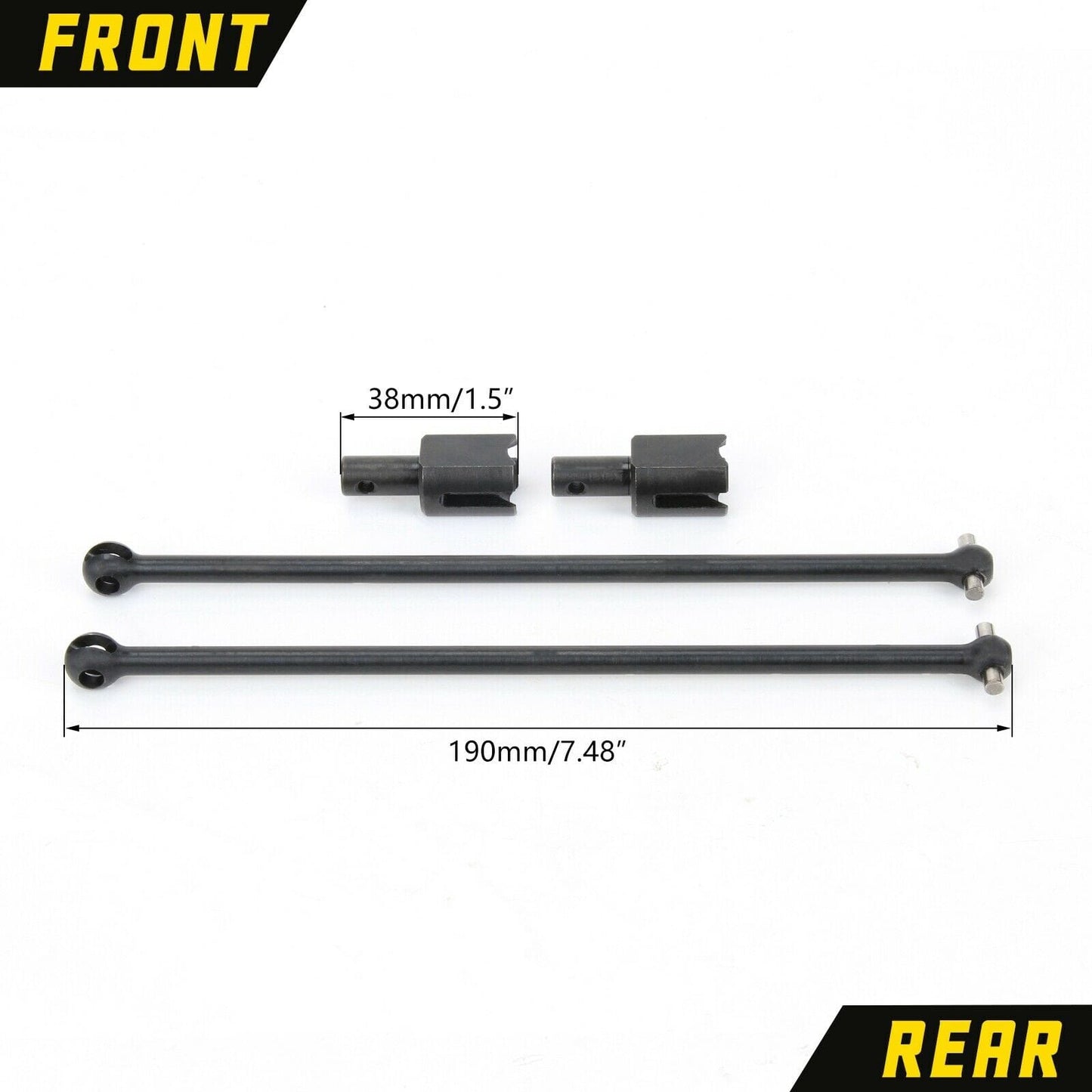 RCAWD 1/5 Arrma 8S Kraton Outcast driveshaft with steel diff outdrive ARA310926 - RCAWD