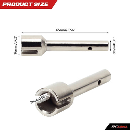 RCAWD 1/6 Losi Super Baja Rey upgrades Rear Stub Axle LOS252081 - RCAWD