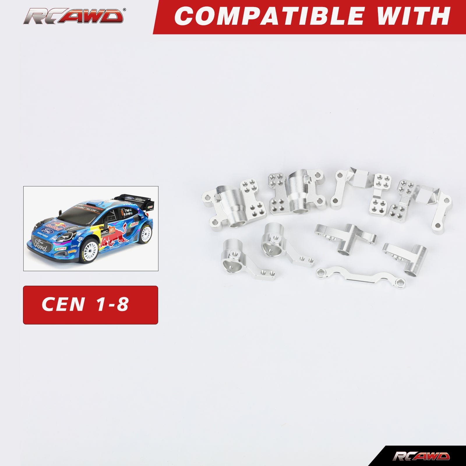 RCAWD 1/8 CEN Upgrade Steering Bellcrank Knuckle CM02002 - RCAWD