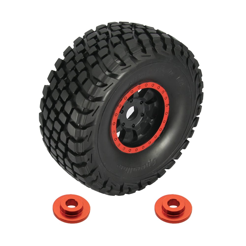 RCAWD 2pcs Pre - Glued Wheel Tires for UDR - RCAWD