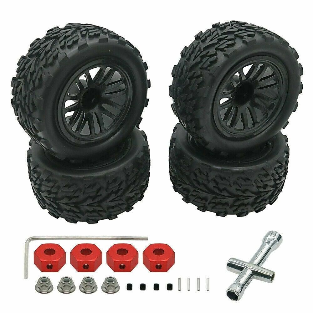 RCAWD 3.07" 1/10 RC Wheel tires for Arrma 3S 4S Granite Vorteks Senton Big Rock - RCAWD