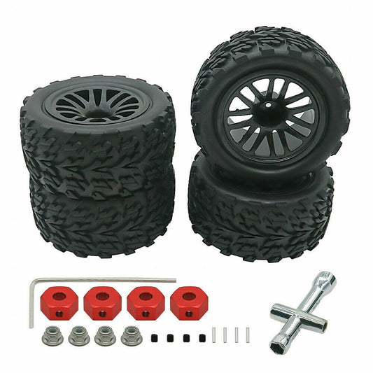 RCAWD 3.07" 1/10 RC Wheel tires for Arrma 3S 4S Granite Vorteks Senton Big Rock - RCAWD