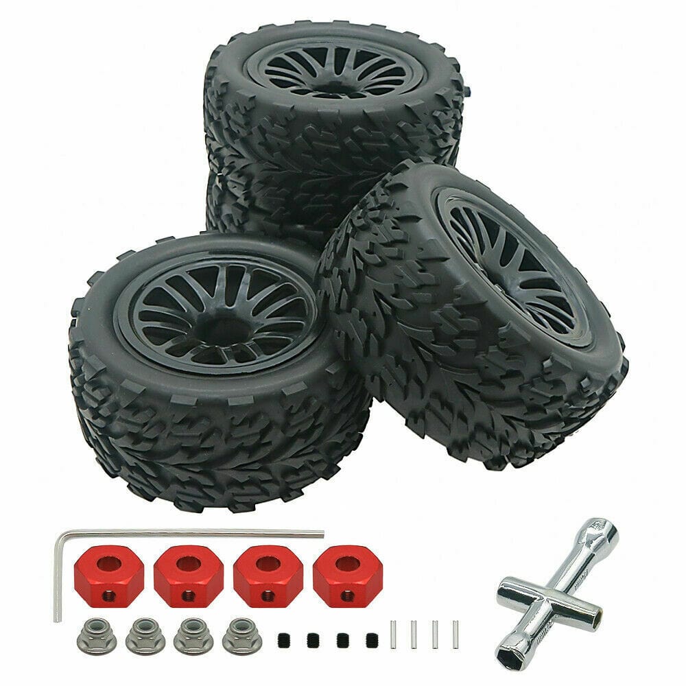 RCAWD 3.07" 1/10 RC Wheel tires for Arrma 3S 4S Granite Vorteks Senton Big Rock - RCAWD