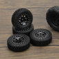 RCAWD 4pcs 1.25" 60*20mm Full Alloy Wheel Tire for FMS FCX24 and SCX24 Crawlers - RCAWD