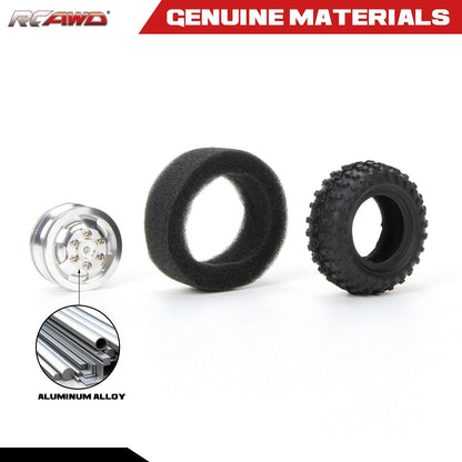 RCAWD 51*20mm Rubber Tire for RC WPL D12 Drift Truck - RCAWD