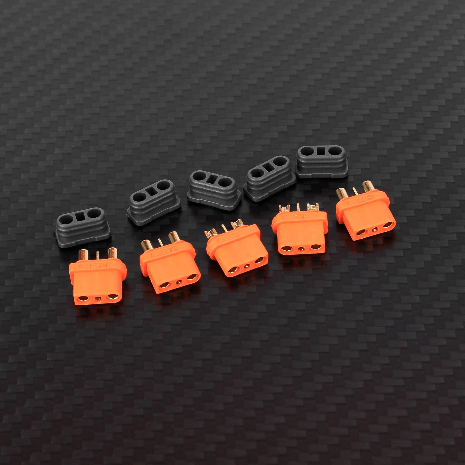 RCAWD 5PCS IC2 Female Connectors RCAWD Battery Adapter Cable IC2 Female to T-Plug Male