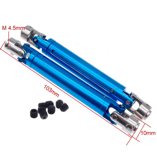 RCAWD alloy 103 - 150mm center drive shaft for ECX 1/12 Barrage 1/10 RGT 136100 and FTX Outback parts - RCAWD