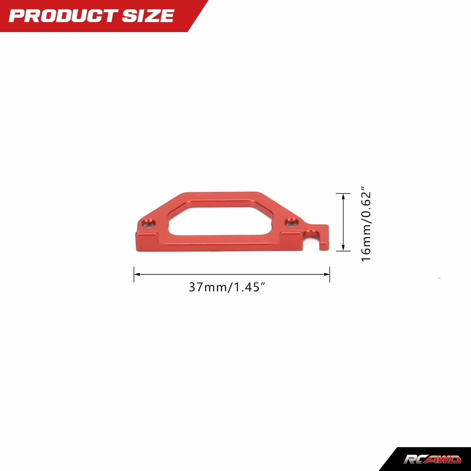 RCAWD Aluminium Servo Mount for 1/18 Traxxas Latrax Upgrades - RCAWD