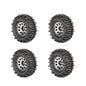 RCAWD Aluminum 1.0" Beadlock Wheels & Rock Crawling Tires Set for 1/24 RC Crawlers - RCAWD