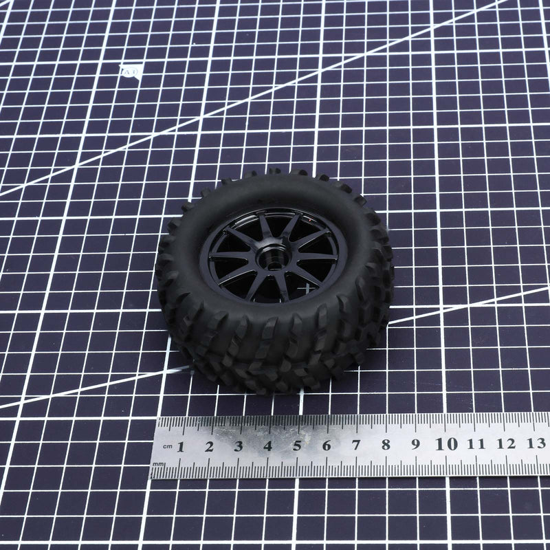 RCAWD 1/16 RC Tires Pre-glued for MJX Hyper go RC truck LG-007BL LG-008BL - RCAWD