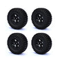 RCAWD Amazon RC Wheel & Tires 5 spokes LG-017BL 1/10 Pre-glued Monster Truck Wheel Tires LG-017BL LG-018BL