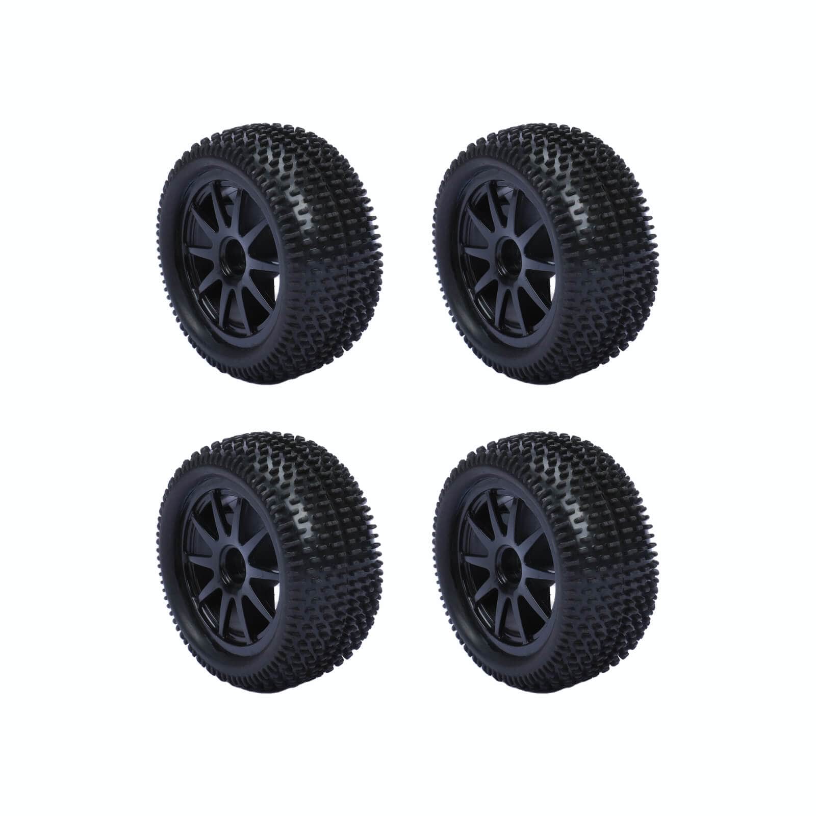 RCAWD Amazon RC Wheel & Tires RCAWD 2.05'' 82*40mm 1/16 Pre-glued RC off-road Buggy wheel Tires LG-009BL LG-010BL