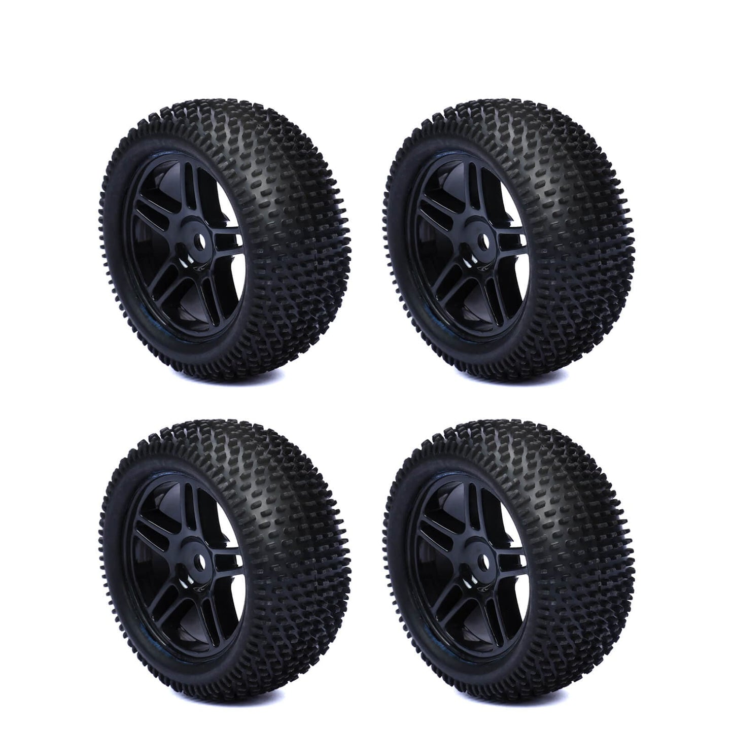 RCAWD Amazon RC Wheel & Tires RCAWD 2.05'' 82*40mm 1/16 Pre-glued RC off-road Buggy wheel Tires LG-009BL LG-010BL