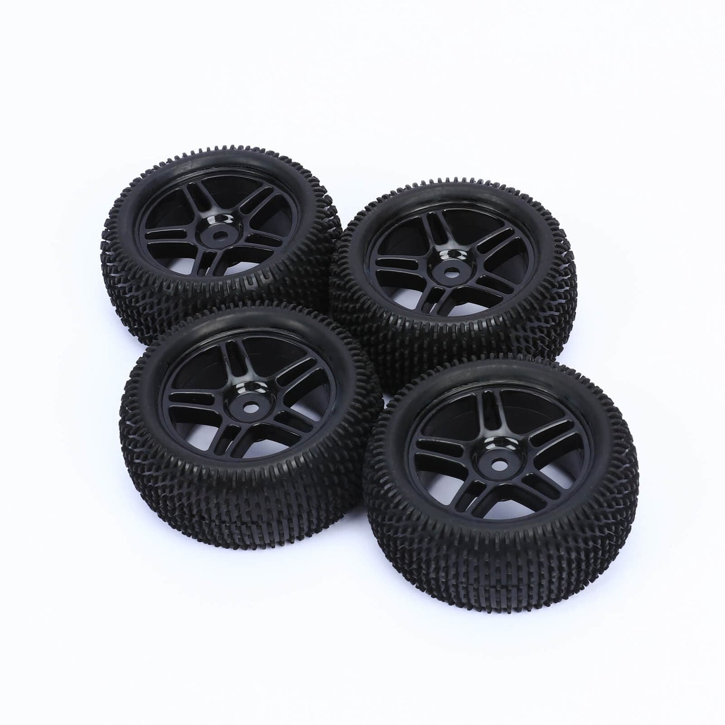 RCAWD Amazon RC Wheel & Tires RCAWD 2.05'' 82*40mm 1/16 Pre-glued RC off-road Buggy wheel Tires LG-009BL LG-010BL