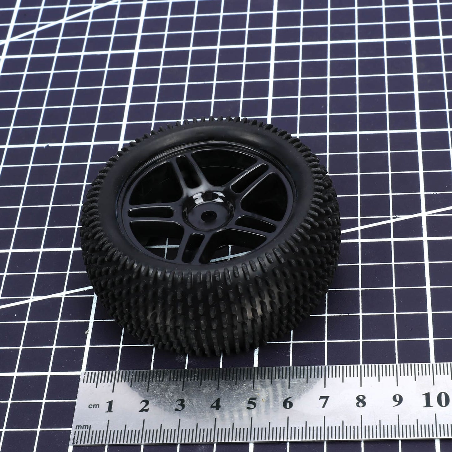 RCAWD Amazon RC Wheel & Tires RCAWD 2.05'' 82*40mm 1/16 Pre-glued RC off-road Buggy wheel Tires LG-009BL LG-010BL