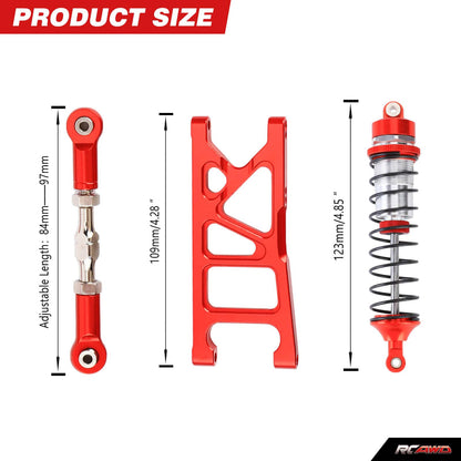 RCAWD ARRMA 1/10 Gorgon RCAWD Arrma 1/10 GORGON Rear Suspension Arms Set