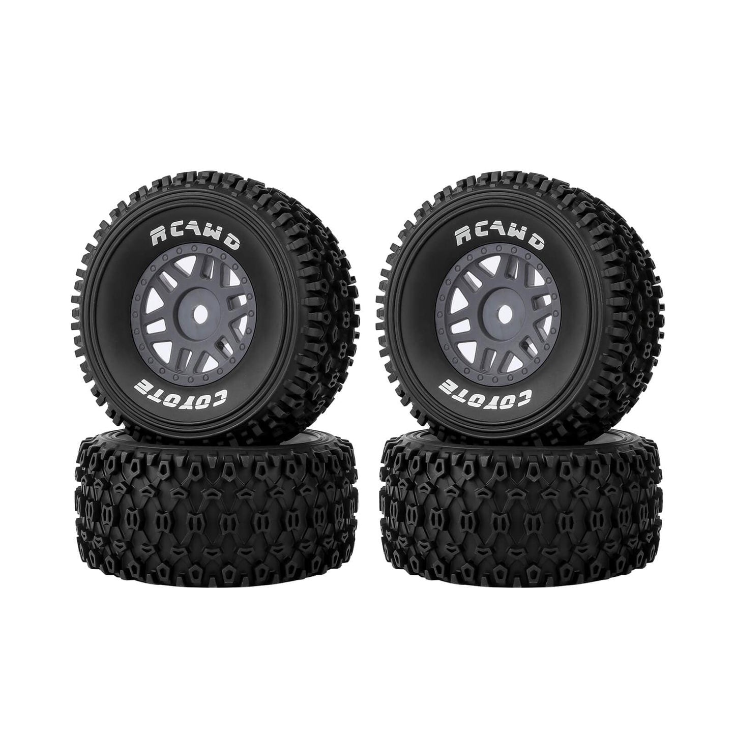 RCAWD ARRMA 1/16 MOJAVE GROM RCAWD ARRMA MOJAVE GROM All Terrain Adaptation Pre Glued Wheel Tires