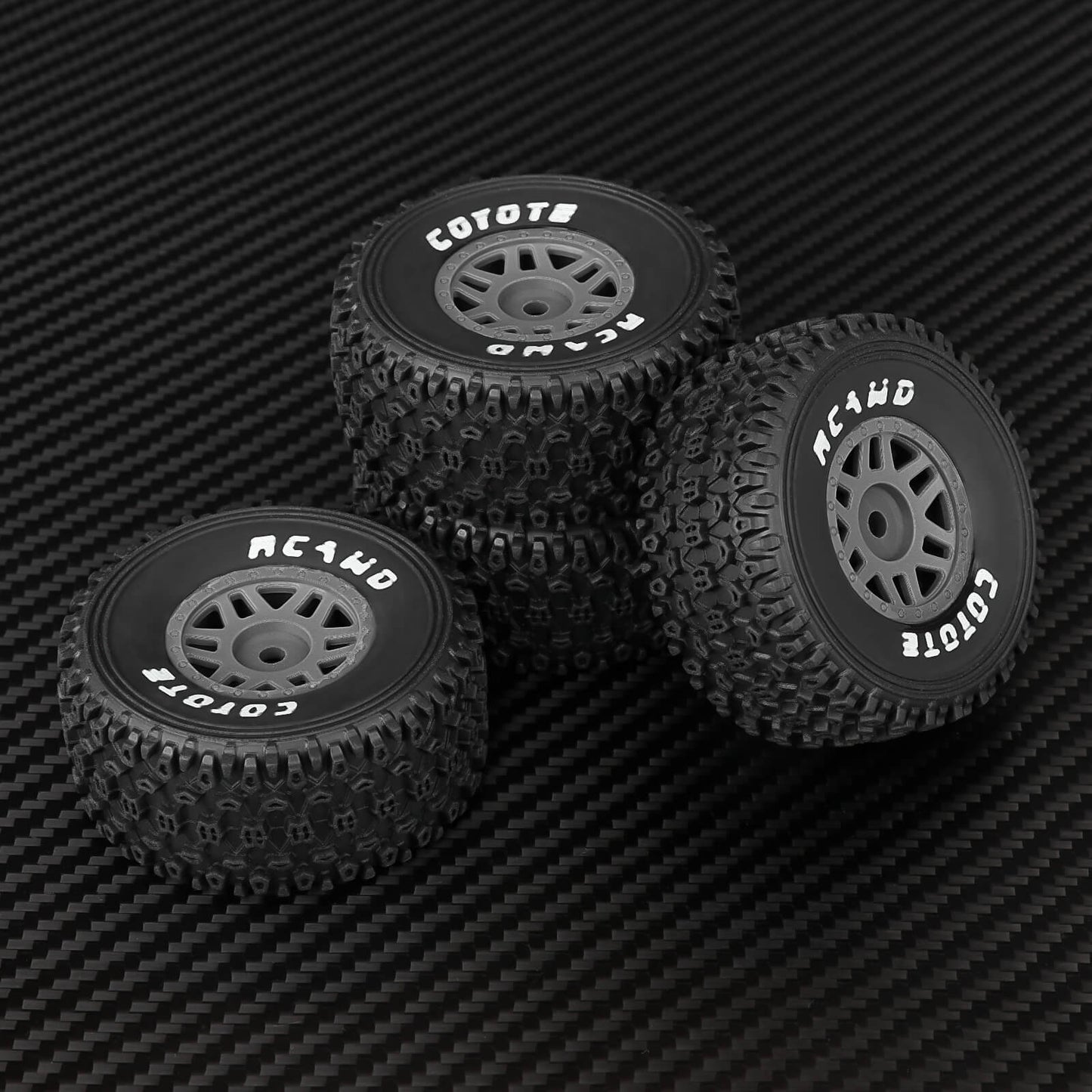 RCAWD ARRMA 1/16 MOJAVE GROM RCAWD ARRMA MOJAVE GROM All Terrain Adaptation Pre Glued Wheel Tires