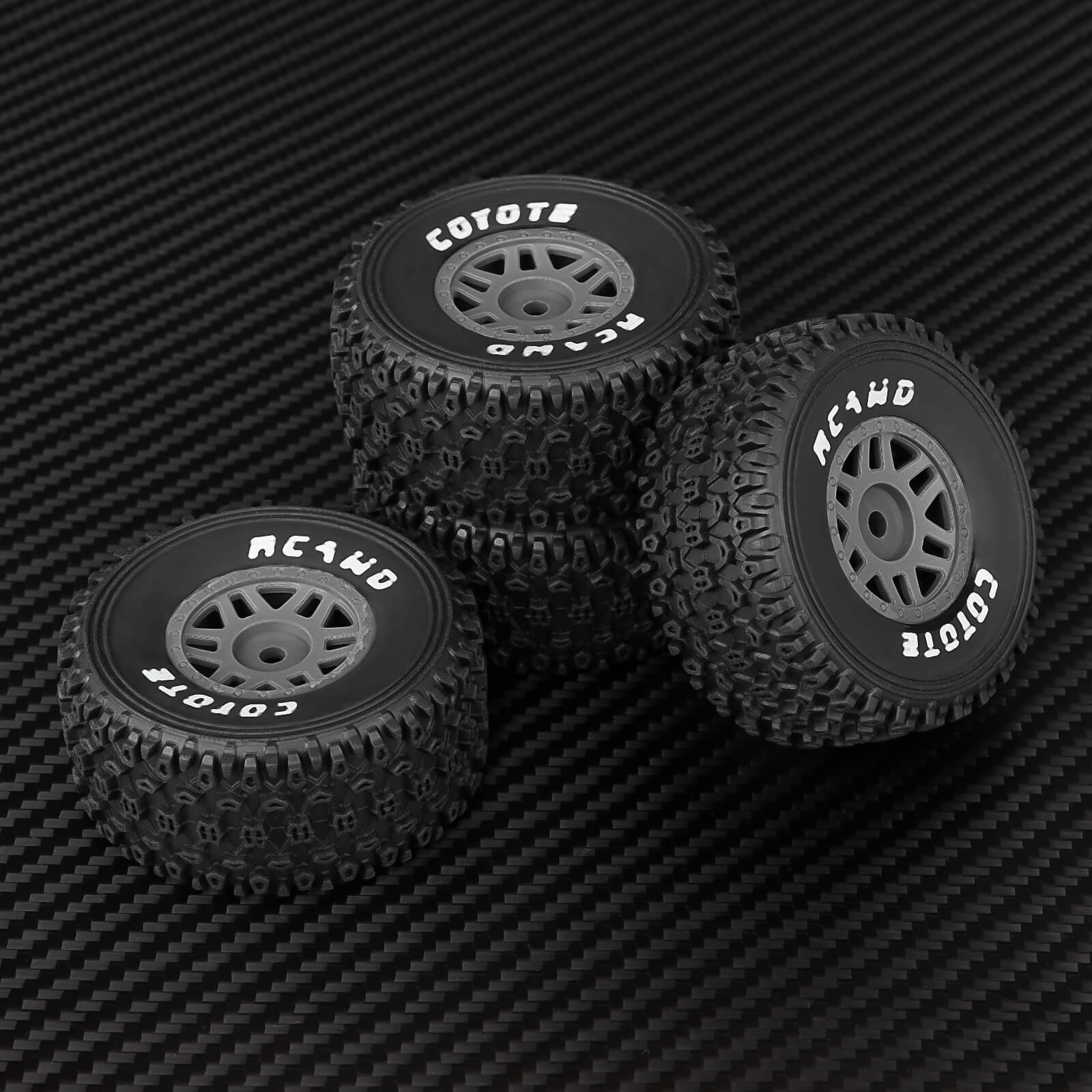 RCAWD ARRMA 1/16 MOJAVE GROM RCAWD ARRMA MOJAVE GROM All Terrain Adaptation Pre Glued Wheel Tires