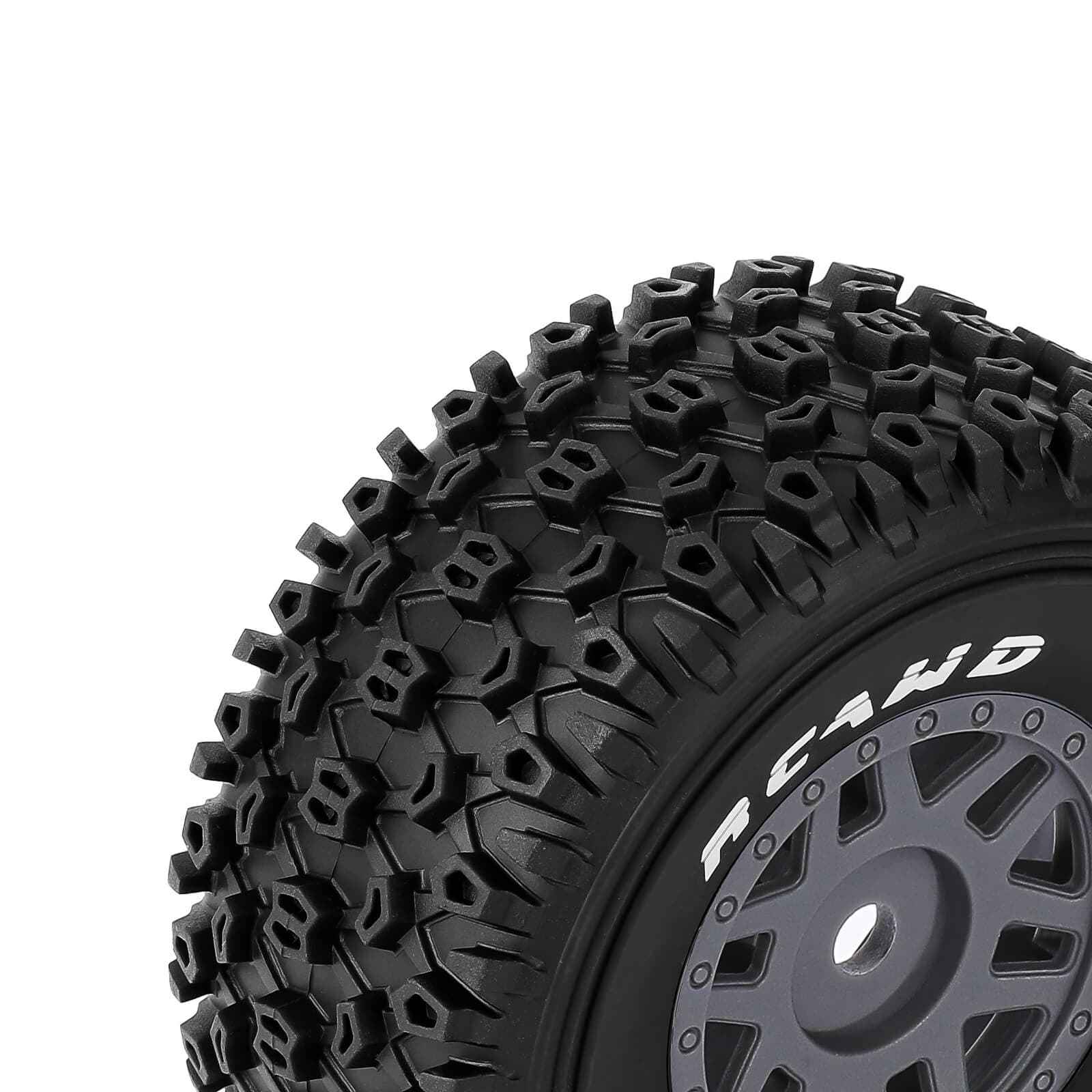RCAWD ARRMA 1/16 MOJAVE GROM RCAWD ARRMA MOJAVE GROM All Terrain Adaptation Pre Glued Wheel Tires