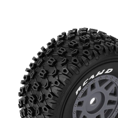 RCAWD ARRMA 1/16 MOJAVE GROM RCAWD ARRMA MOJAVE GROM All Terrain Adaptation Pre Glued Wheel Tires