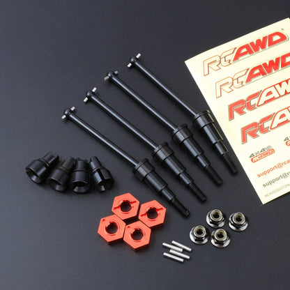 RCAWD Arrma 1/18 GROM Upgrade Parts 5.5mm hex set RCAWD Arrma 1/18 GROM Upgrades Metal Axle Diff Cup & Hex Set