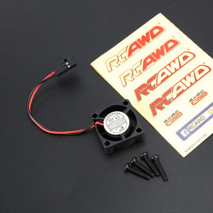 RCAWD Arrma 1/18 GROM Upgrade Parts fan RCAWD Arrma 1/18 GROM Motor Cooling Fan 25*25MM