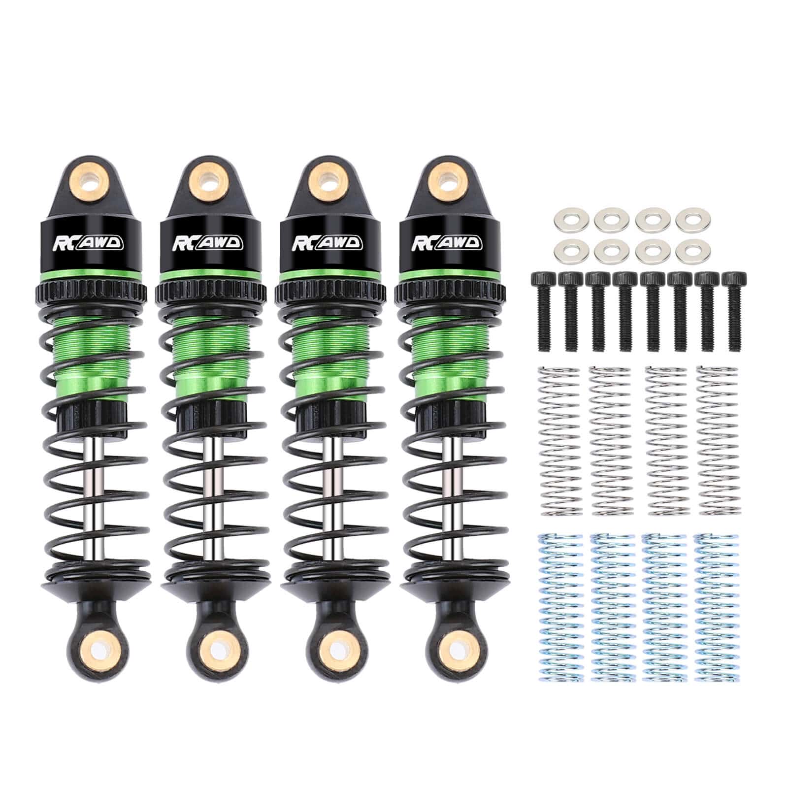 RCAWD Arrma 1/18 GROM Upgrade Parts RCAWD Arrma 1/18 GROM Upgrades 58mm Aluminum Shock Set