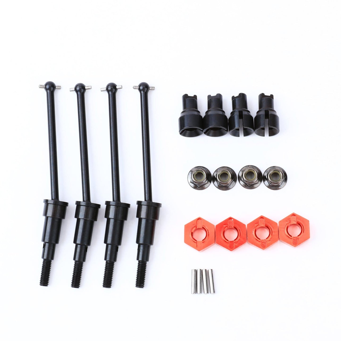 RCAWD Arrma 1/18 GROM Upgrade Parts RCAWD Arrma 1/18 GROM Upgrades Metal Axle Diff Cup & Hex Set