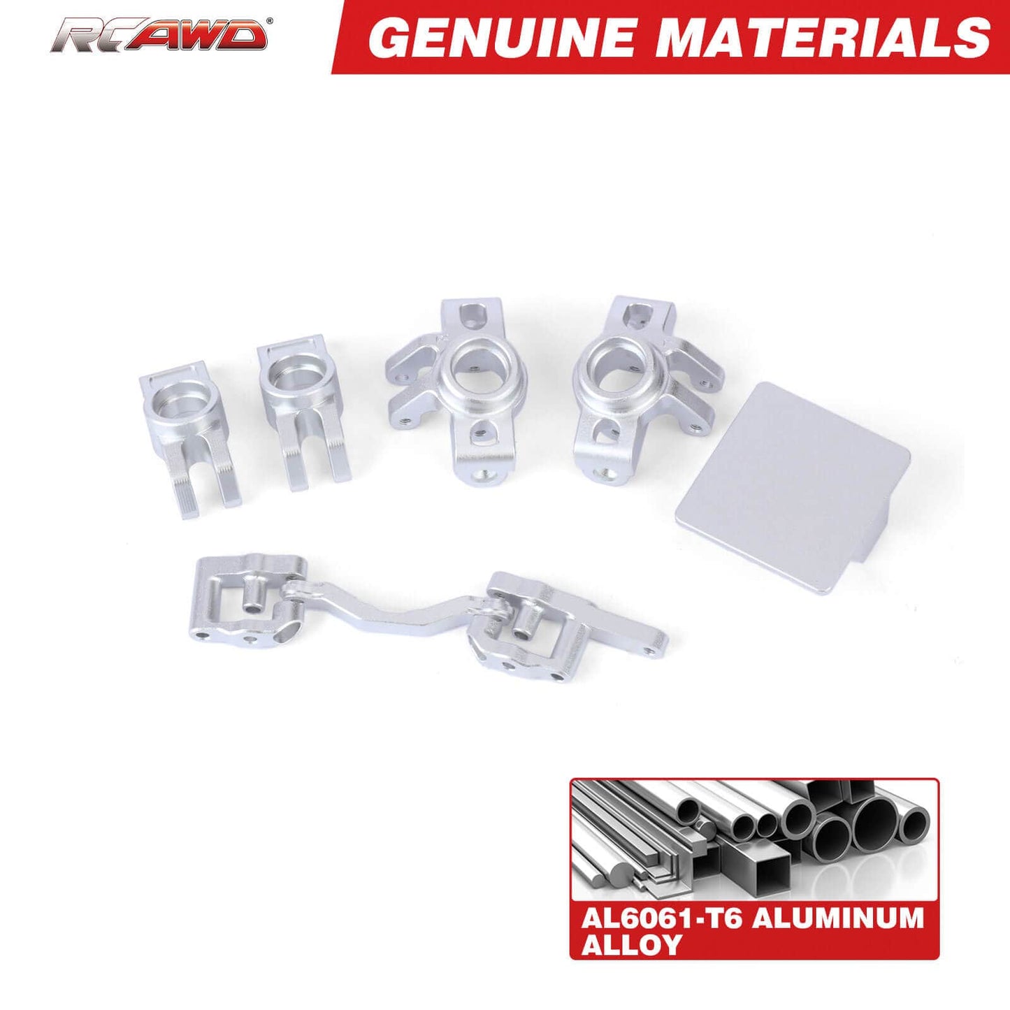 RCAWD Arrma 1/18 GROM Upgrade Parts RCAWD ARRMA GROM 26 Pieces Suspension Arms Set with Steering Parts