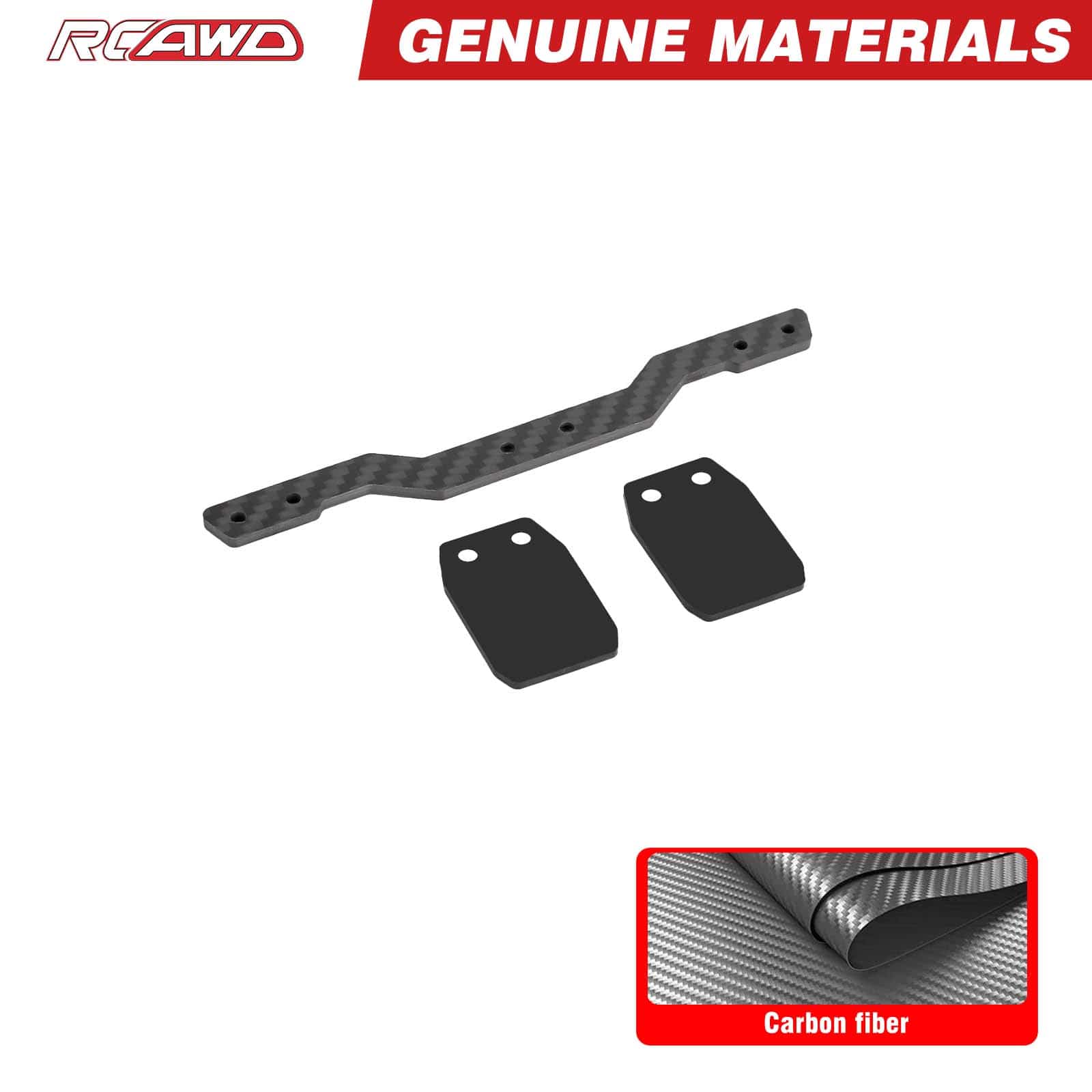 RCAWD Arrma 1/18 GROM Upgrade Parts Rear Mudguard Set RCAWD ARRMA 1/16 MOJAVE Rear Fender Mudguard Set