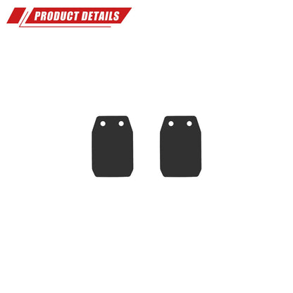 RCAWD Arrma 1/18 GROM Upgrade Parts Rear Mudguard Set RCAWD ARRMA 1/16 MOJAVE Rear Fender Mudguard Set
