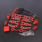 RCAWD Arrma 1/18 GROM Upgrade Parts Red RCAWD ARRMA GROM 26 Pieces Suspension Arms Set with Steering Parts