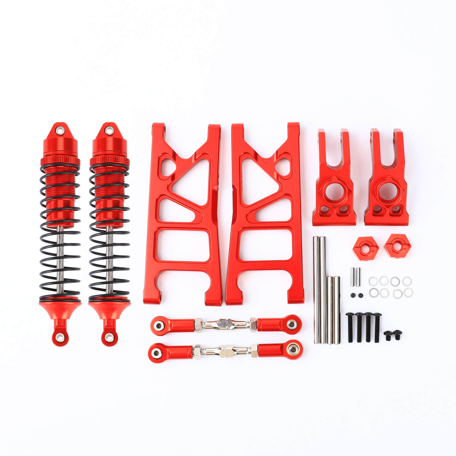 RCAWD Arrma 1/10 GORGON Rear Suspension Arms & Shocks with link Set —— Widen Upgrade Parts - RCAWD