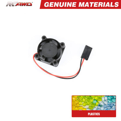 RCAWD Arrma 1/18 GROM Motor Cooling Fan 25*25MM - RCAWD