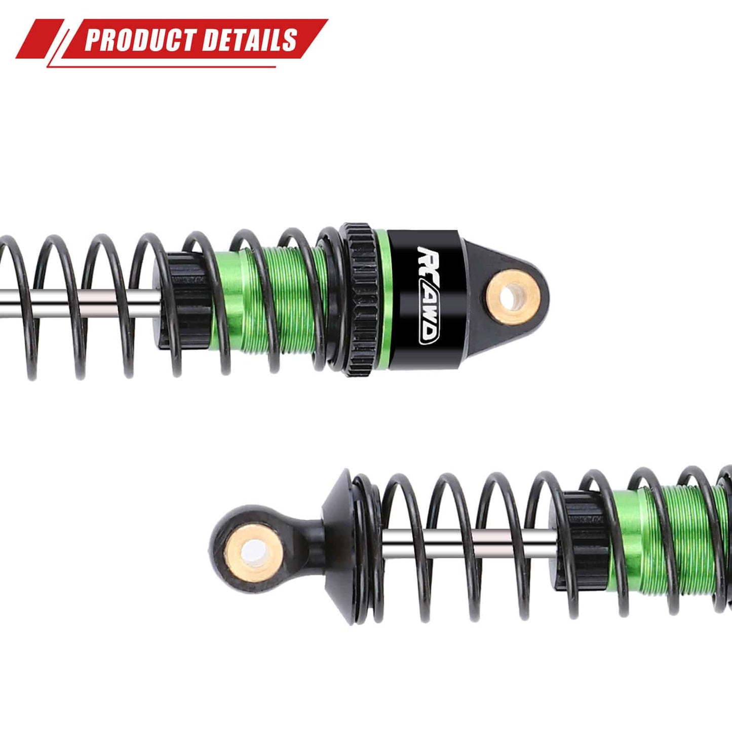 RCAWD Arrma 1/18 GROM Upgrades 58mm Aluminum Shock Set - RCAWD