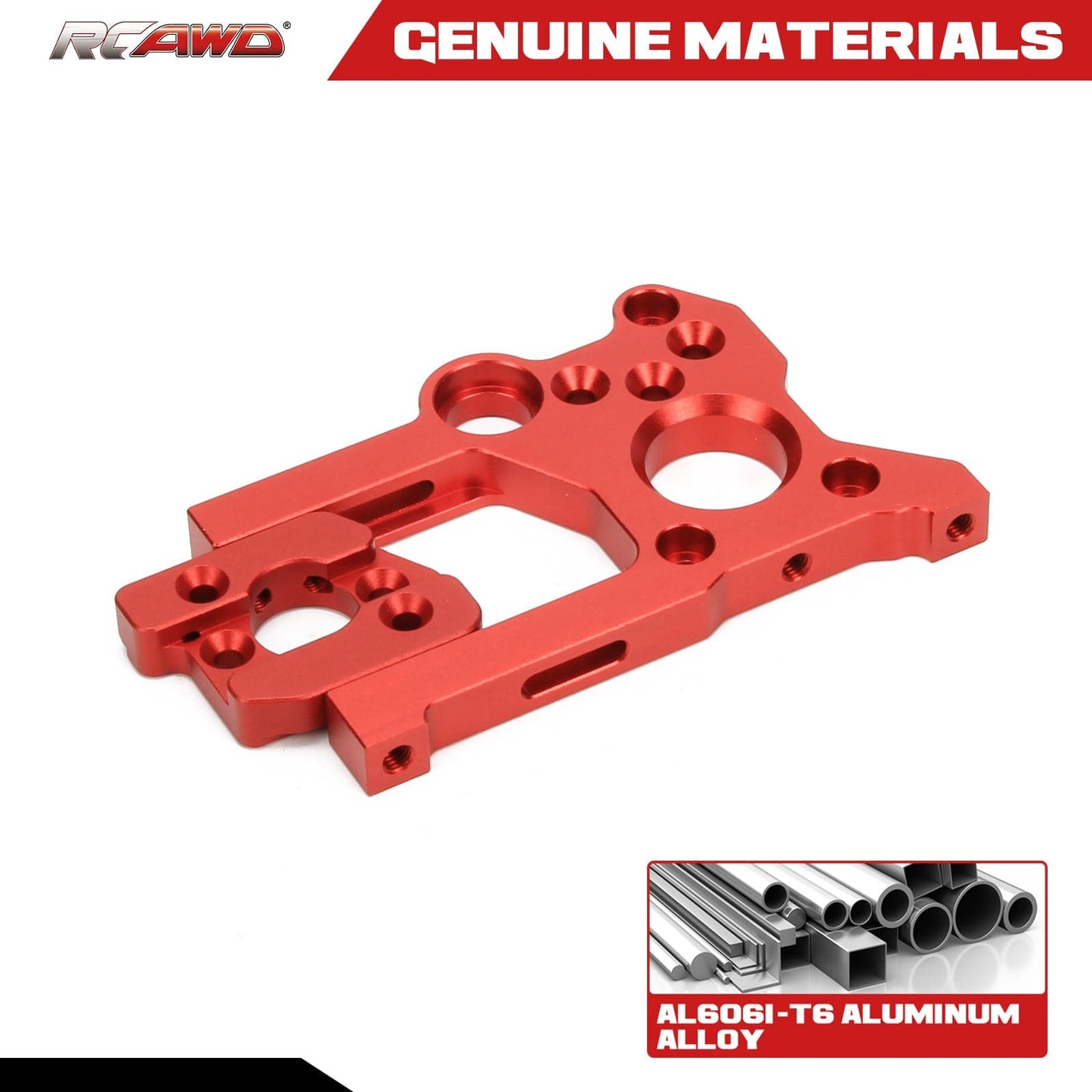 RCAWD Arrma 1/5 Kraton Outcast 8S Upgrades Aluminum Motor Mount & Motor Plate Set - RCAWD